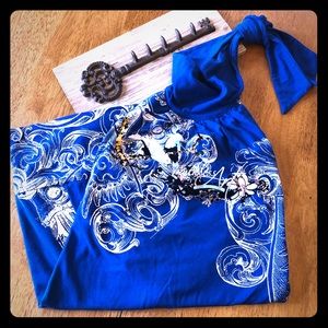 Ruthless Art bareback mini dress